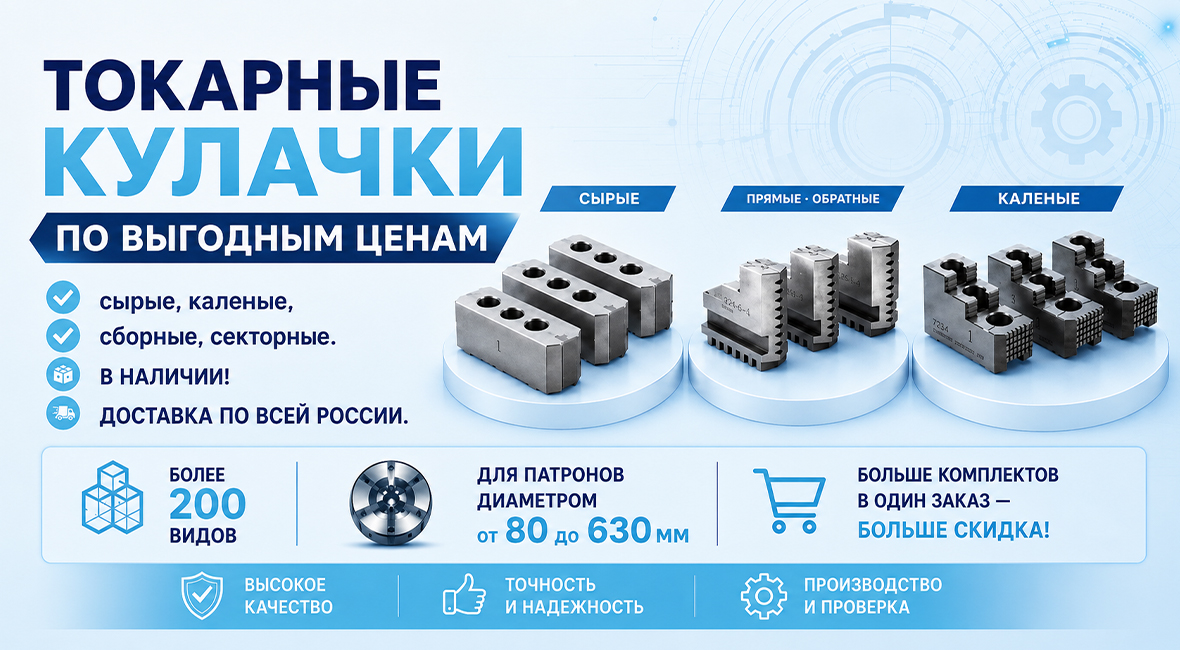 Токарные кулачки в наличии в Ростове-на-Дону по выгодным ценам